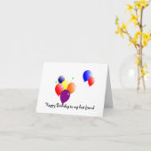 verjaardag kaart (Gele Bloem)