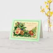  verjaardag kaart (Gele Bloem)