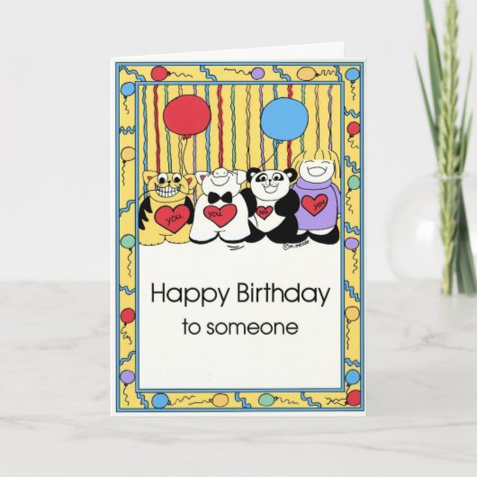 VERJAARDAG KAART (Voorkant)