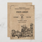  verjaardag kaart (Voorkant / Achterkant)