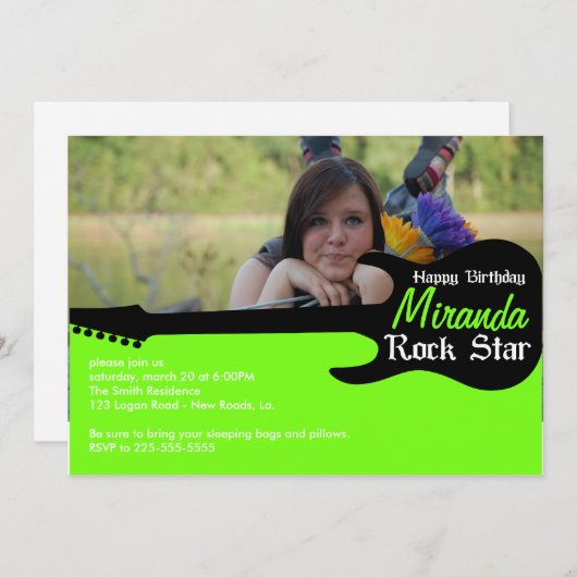 Verjaardag Kaart (Voorkant / Achterkant)