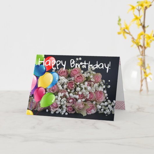 Verjaardag Kaart (Gele Bloem)