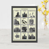 verjaardag kaart (Gele Bloem)