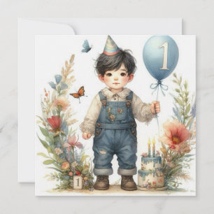 VERJAARDAG KAART ~ 1 jaar oude jongen ~
