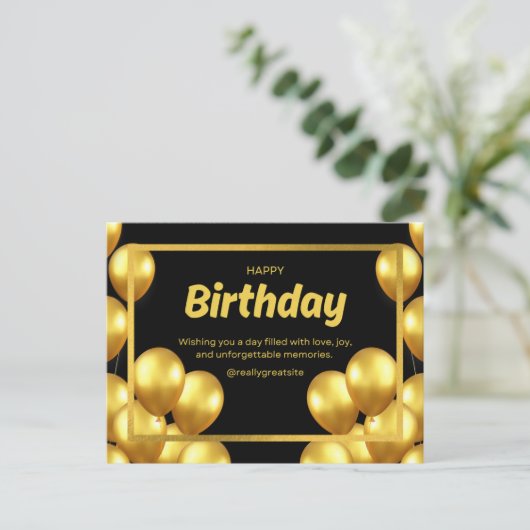 Verjaardag Kaart 2025 (Staand voorkant)