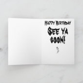 Verjaardag Kaart: 40e. Verjaardag Kaart (Binnen)