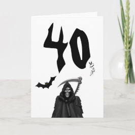 Verjaardag Kaart: 40e. Verjaardag Kaart
