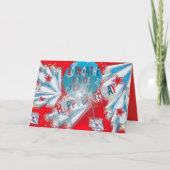 Verjaardag Kaart 4 juli (Voorkant)
