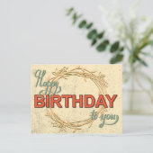  Verjaardag Kaart #5 (Staand voorkant)