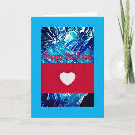 Verjaardag Kaart, 5 "x 7" Gevouwen Verjaardag Kaar Kaart