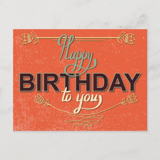  Verjaardag Kaart #6 (Voorkant)