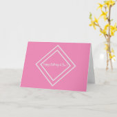 VERJAARDAG KAART ART&DESIGN STIJL (Gele Bloem)