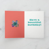 Verjaardag Kaart - Big Yellow Flowers (Binnen)