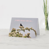 Verjaardag Kaart: Blackbird Kaart (Voorkant)