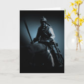 Verjaardag Kaart - Border Reivers te paard (Gele Bloem)