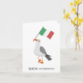 Verjaardag Kaart – Buon compleanno (Gele Bloem)