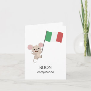 Verjaardag Kaart – Buon compleanno