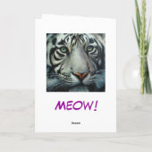 Verjaardag Kaart: Cat Verjaardag Kaart (Achterkant)