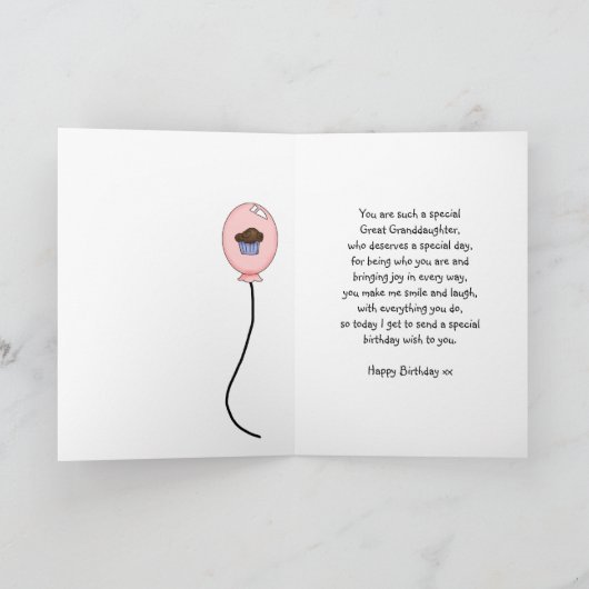 Verjaardag Kaart - Cupcake Prince (Binnen)