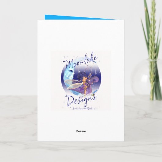 Verjaardag Kaart - Cutie Pie Long Stockin (Achterkant)