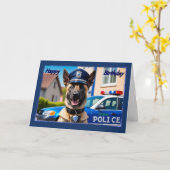 Verjaardag Kaart Duitse herder Boy (Gele Bloem)