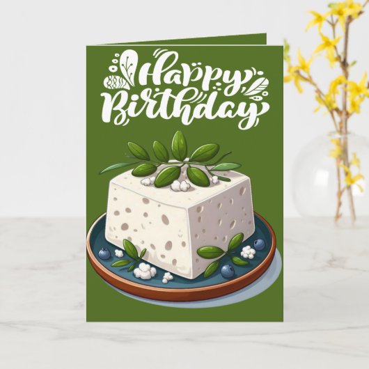 Verjaardag Kaart en kleurplaat (Gele Bloem)