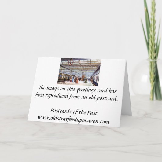 Verjaardag Kaart - Euston, Londen (Achterkant)