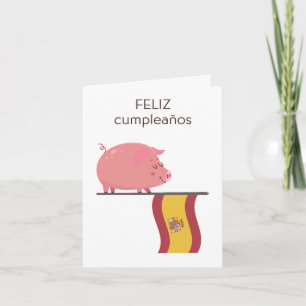 Verjaardag Kaart – Feliz cumpleaños