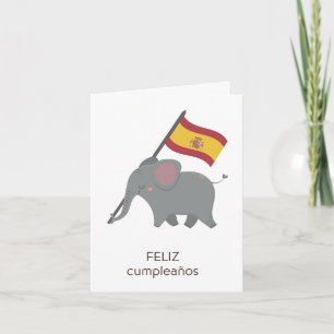 Verjaardag Kaart – Feliz cumpleaños