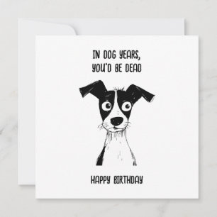 Verjaardag Kaart Grappige verjaardagskaart voor op