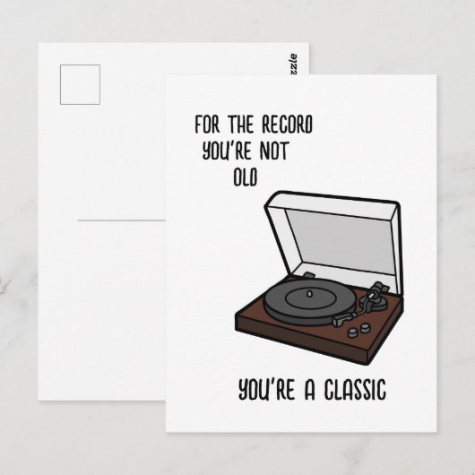 Verjaardag Kaart Grappige verjaardagskaart voor op (Voorkant / Achterkant)