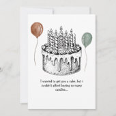 Verjaardag Kaart Grappige verjaardagskaart voor op (Voorkant)