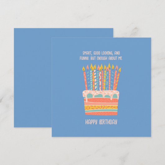 Verjaardag Kaart Grappige verjaardagskaart voor op (Voorkant / Achterkant)