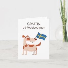 Verjaardag Kaart – Grattis på födelsedagen
