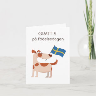 Verjaardag Kaart – Grattis på födelsedagen