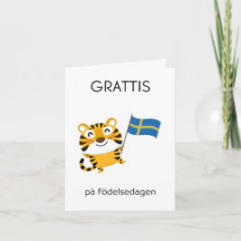 Verjaardag Kaart – Grattis på födelsedagen