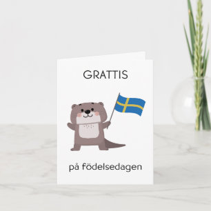 Verjaardag Kaart – Grattis på födelsedagen