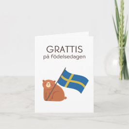 Verjaardag Kaart – Grattis på födelsedagen