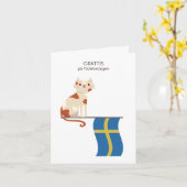 Verjaardag Kaart – Grattis på födelsedagen (Gele Bloem)