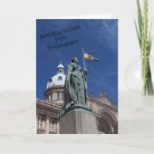 Verjaardag Kaart in Birmingham (Voorkant)