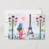 Verjaardag Kaart in de Eiffeltoren (Achterkant)