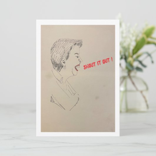 Verjaardag Kaart Kaart ! (Staand voorkant)