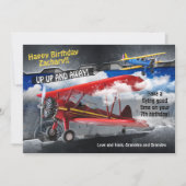 Verjaardag Kaart luchtvaartuig (Voorkant)