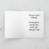 Verjaardag Kaart met bloemmotief van Jo Afbeelding (Binnen)