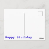 Verjaardag Kaart met Happy Dolphins (Achterkant)