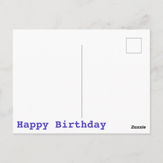 Verjaardag Kaart met Happy Dolphins (Achterkant)