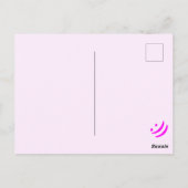 Verjaardag Kaart met Happy Woman - Funny (Achterkant)