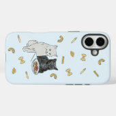 Verjaardag Kaart met kat en pasta Case-Mate iPhone Case (Achterkant (horizontaal))