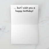 Verjaardag Kaart met kat: je ziet er niet zo oud u (Binnen)