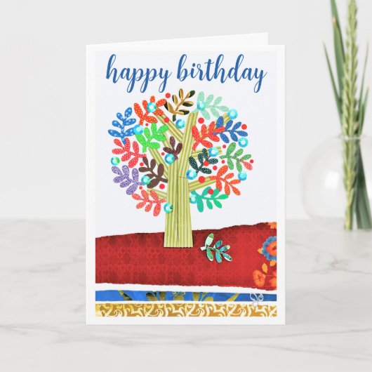 Verjaardag Kaart met lichte vers van Jo Afbeelding (Voorkant)